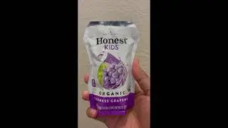 Honest Kids Goodness Grapeness, Grape Organic Fruit Juice Drink.