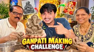 We Made Ganpati 🥹 | Undhir mama ki Nandi Baba 😭🤣♥️ | Challenge Vlog