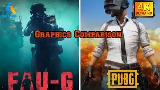 Graphics Comparison FAUG vs PUBG| Fau G Game | Pub G| Fau G gameplay |