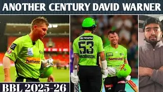 Another Century For David Warner | BBL 2025-26 | David Warner | Cricket Desi Style 