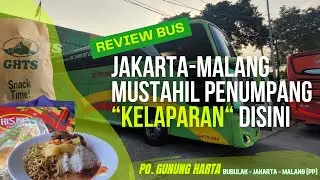 BUS DENGAN MAKANAN BERLIMPAH, PENUMPANG MUSTAHIL KELAPARAN !!  Bus UHD PO Gunung Harta Bogor Malang