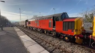 Class 97 & Class 37 with inspection carriage.(4K)