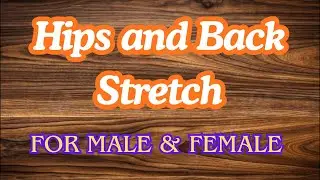 Hips and Back Stretch | Hips open up | Backs open | for male and female | Yoga With Sudam  is live