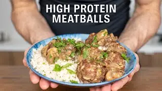 The BEST High Protein Meatballs I've ever made.