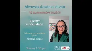 Abrazos desde el div&aacute;n con Ver&oacute;nica Vargas Jim&eacute;nez