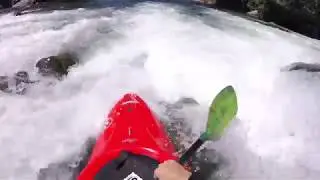 White Water Kayaking Pack Saddle to Mill City Falls North Santiam River 1300 CFS