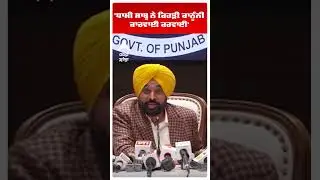 CM BHAGWANT MANN |'ਧਾਮੀ ਸਾਬ੍ਹ ਨੇ ਕਿਹੜੀ ਕਾਨੂੰਨੀ ਕਾਰਵਾਈ ਕਰਵਾਈ' | SGPC vs AAP PUNJAB | ABP SANJHA