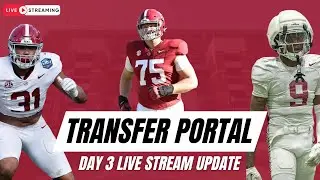 Alabama Football Transfer Portal Day 3 LIVE Update | Crimson Tide Portal Tracker