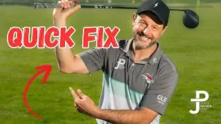 QUICK FIX to INSTANTLY STOP your Golf Slice! Correct your Trail arm position with this 5 sec DRILL!