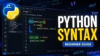 Python Syntax Explained for Beginners  | Learn Indentation, PEP 8 & Common Mistakes