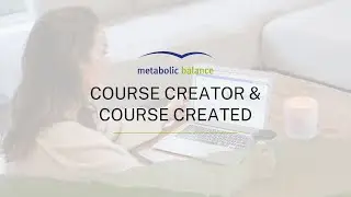 Course Creator & Course Created