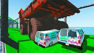 Belaz 75710 Heavy Car Destruction #11 BeamNG.Drive | BeamNG-Destruction