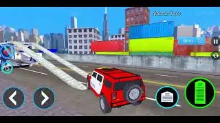 Police Transport Car Parking Limousine Police Car Transport Trailer and Airplane Android 3D