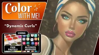 Dynamic Curls - Real-Time Beauty 💐 Face & Hair with Pastels