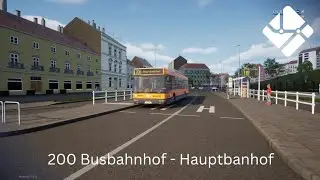 First Look | Graf Styer NG 205 | 200 Busbahnhof - Hauptbanhof | City Transport Simulator 