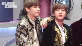 [FANCAM] 161202 V(뷔) Jin(진) @ MAMA 2016 in HK ( 방탄소년단 防彈少年團 )