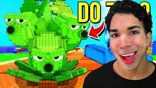 COMECEI DO ZERO COM A BRUSSEL SPROUTS NO PLANTS VS BRAINROTS