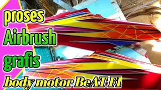 Airbrush garfis body motor BeAT fI