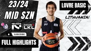 Lovre Basic Highlights 2023/24 || Lithuania LKL || BC Nevezis