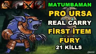 MATUMBAMAN [URSA] PRO GAME PLAY REAL HARD CARRY BUİLD 7.27 DOTA2