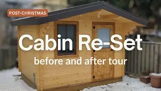 Creativity cannot flourish in a messy space | Backyard cabin tour #cleanwithme