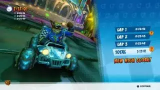 Crash&trade; Team Racing Nitro-Fueled: Roo's Tubes 1:17:91 Glitchless