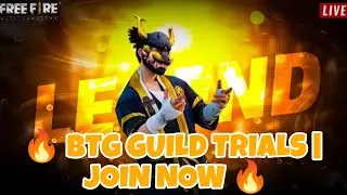 Free Fire Guild Trails BTG Join Now Telugu Content Creator Is Live
