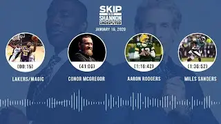 Lakers/Magic, Conor McGregor, Aaron Rodgers, Miles Sanders (1.16.20) | UNDISPUTED Audio Podcast