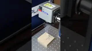 Znakowanie płyty meblowej znakowarką CO2 35W
