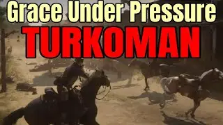Dark Bay Turkoman in ACTION. This is WHY the Turkoman is a Great War Horse : Red Dead Redemption 2