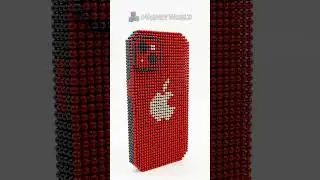 How To Build A Giant Iphone 15 Pro From Magnetic Balls #magnetworld #shorts