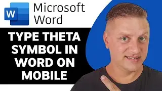 How To Type Theta Symbol in Word on Mobile | Word Tutorial 2025