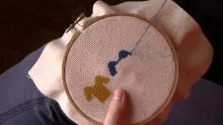 Flosstube | #1 Star Trek | Geeky Cross-Stitch Time Lapse