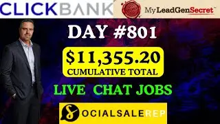 My Lead Gen Secret Clickbank Case Study - Social Sale Rep Day 801