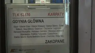 Ile wagonów liczy Pociąg TLK Karpaty 2020 Gdynia Główna Zakopane? + Tabliczka + Zapowiedź pociągu