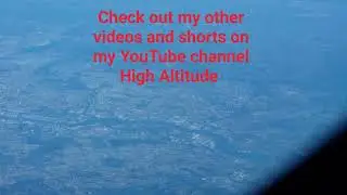 Fly over London England UK at 40000ft. Travel flying special. Hit like and subscribe.
