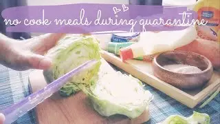 Home quarantine, a day of no cook meals, asmr・hygge・aesthetic vlog
