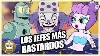 ¡Jefes que SOLO pueden derrotar los más PROS de CUPHEAD | AtomiK.O.
