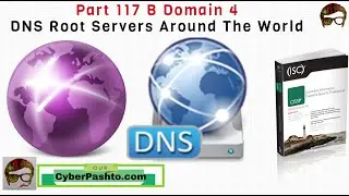 CISSP domain 4 - Part 117 B | DNS  Root Servers Around The World