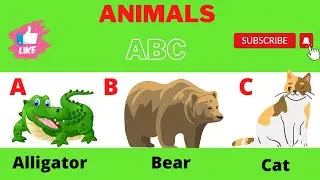 Animal ABC Kids #Eductionaltutorials #Abcvideo  #Alphabatsvideos #atozabcd #atozalphabets #Abclearn