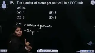 The number of atoms per unit cell in a FCC unit cell is:....