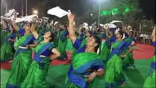 Pavalakodi kummi 5000 dancers world record Tirupur 8/12/24