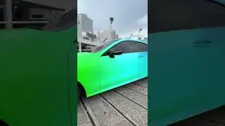 Amazing car color change. #car #mercedes #amg #mercedesamg #viral #mercedesbenz #amgperformance