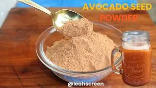 HOW TO MAKE AVOCADO SEED POWDER F0R HAIR GROWTH !! | HOW TO MAKE AVOCADO POWDER...gwo gwo gwo ngwo
