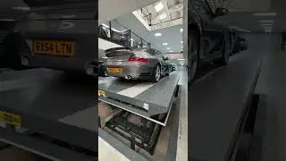 Returning to ground level! 🙌 #carstorage #storagesolutions #porsche