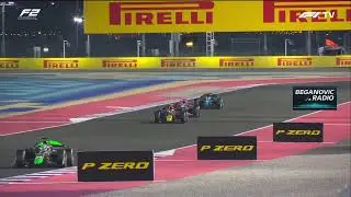 Dino Beganovic's reaction to first F2 qualifying result