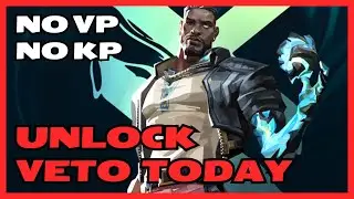 How To UNLOCK *VETO* Without Kingdom Creds or Valorant Points | VALORANT NEW AGENT