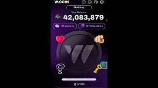 W-COIN LISTING DATE ON 29/4/2025 AND TASK CONNECT TON WALLET