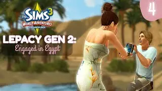 Engagement in Egypt!! 🌍 Sims 3 Lepacy Challenge Gen 2