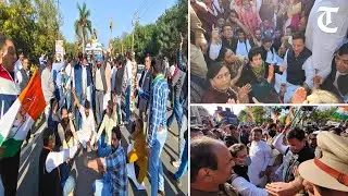 Panchkula: Congress workers gherao HPSC office over recruitment scam